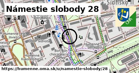 Námestie slobody 28, Humenné