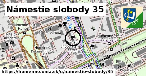 Námestie slobody 35, Humenné