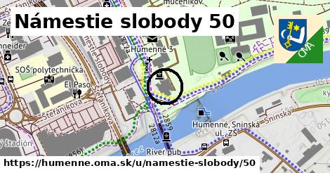 Námestie slobody 50, Humenné