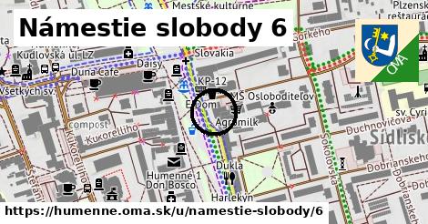 Námestie slobody 6, Humenné