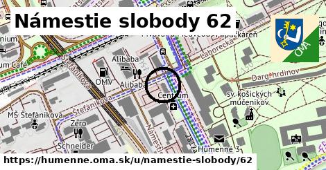 Námestie slobody 62, Humenné