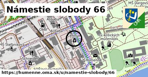 Námestie slobody 66, Humenné