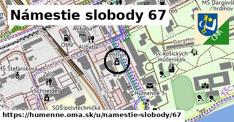 Námestie slobody 67, Humenné