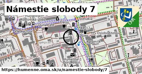 Námestie slobody 7, Humenné