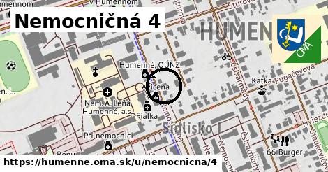 Nemocničná 4, Humenné