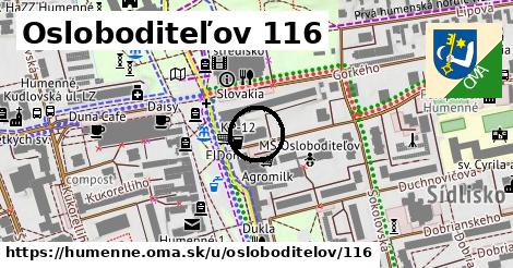 Osloboditeľov 116, Humenné