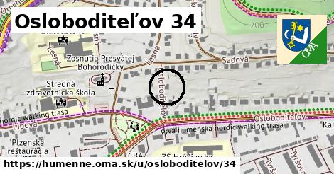 Osloboditeľov 34, Humenné