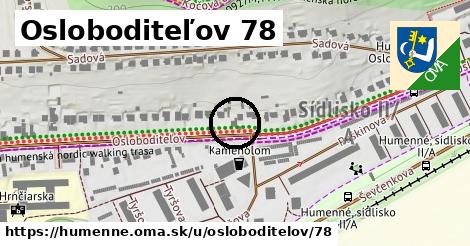 Osloboditeľov 78, Humenné