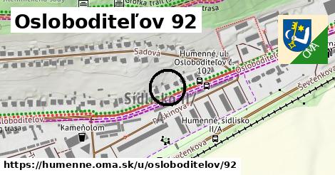 Osloboditeľov 92, Humenné