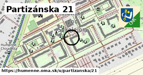 Partizánska 21, Humenné