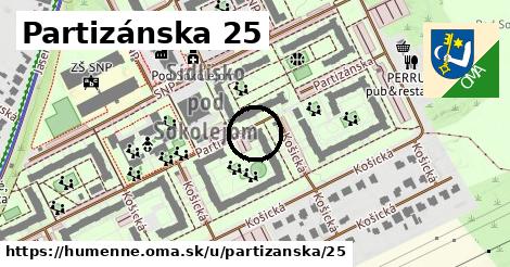 Partizánska 25, Humenné