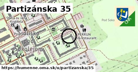 Partizánska 35, Humenné