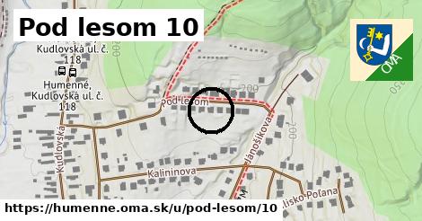 Pod lesom 10, Humenné