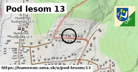 Pod lesom 13, Humenné