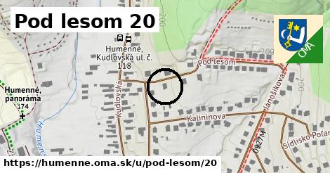 Pod lesom 20, Humenné