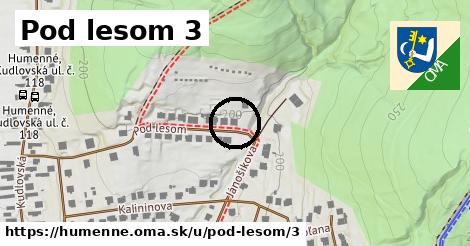 Pod lesom 3, Humenné