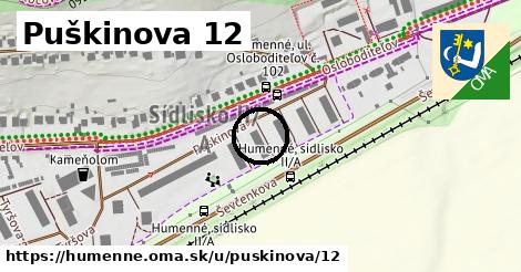 Puškinova 12, Humenné