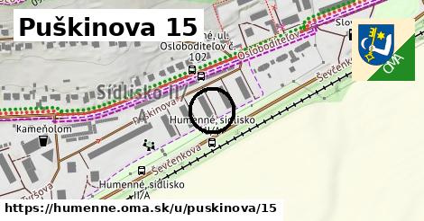 Puškinova 15, Humenné