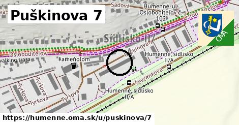 Puškinova 7, Humenné