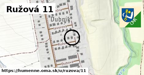 Ružová 11, Humenné