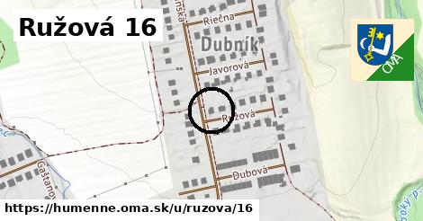 Ružová 16, Humenné