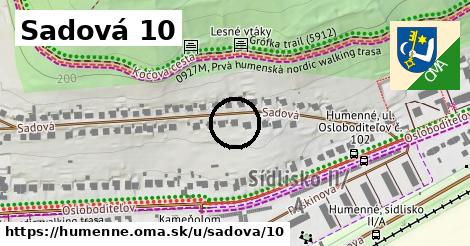 Sadová 10, Humenné