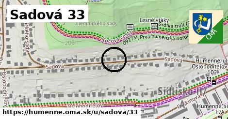 Sadová 33, Humenné