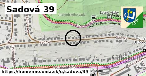 Sadová 39, Humenné