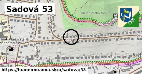 Sadová 53, Humenné