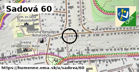 Sadová 60, Humenné