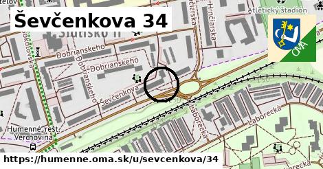 Ševčenkova 34, Humenné