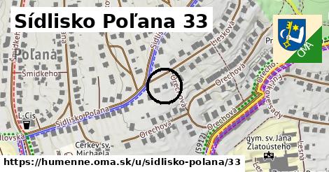 Sídlisko Poľana 33, Humenné