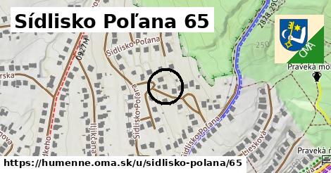 Sídlisko Poľana 65, Humenné