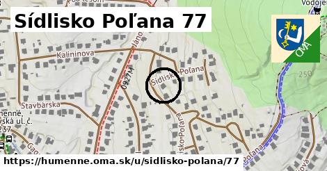 Sídlisko Poľana 77, Humenné