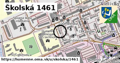 Školská 1461, Humenné