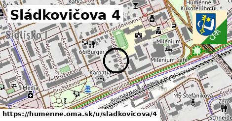 Sládkovičova 4, Humenné