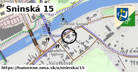 Sninská 15, Humenné