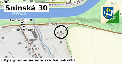 Sninská 30, Humenné