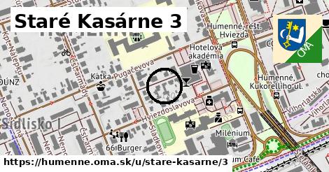 Staré Kasárne 3, Humenné