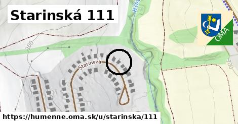 Starinská 111, Humenné