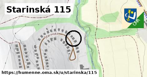 Starinská 115, Humenné