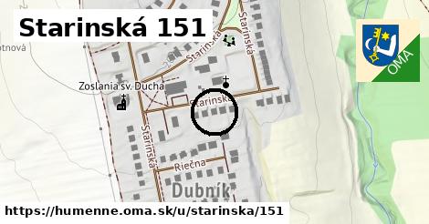 Starinská 151, Humenné