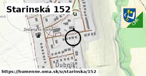 Starinská 152, Humenné