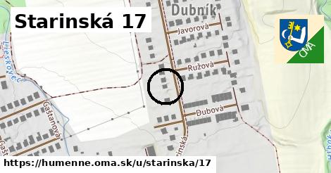 Starinská 17, Humenné