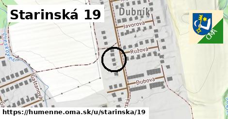 Starinská 19, Humenné