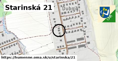 Starinská 21, Humenné