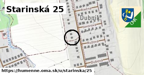 Starinská 25, Humenné