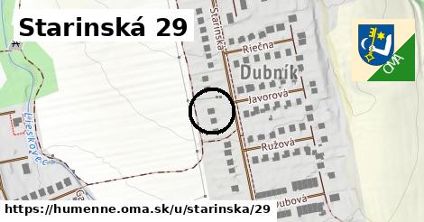 Starinská 29, Humenné