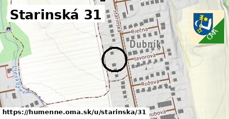 Starinská 31, Humenné