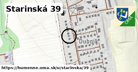 Starinská 39, Humenné